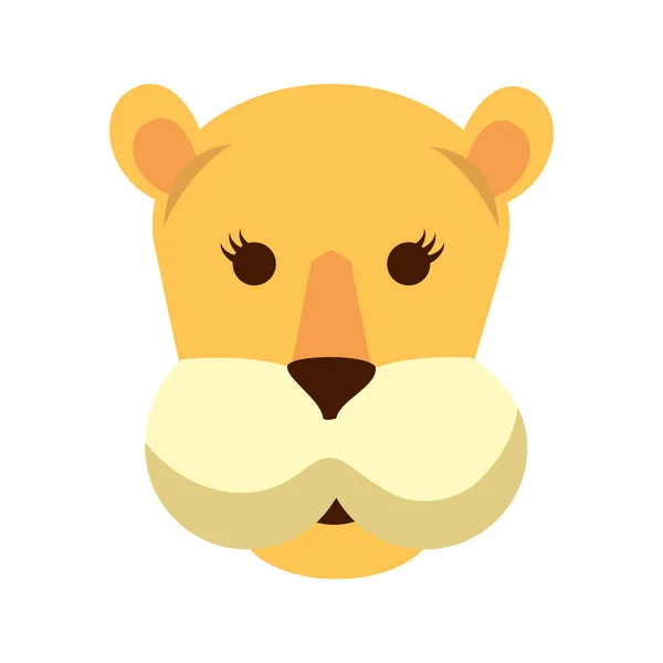 Afrikaanse Leeuwin wild dier — Stockvector