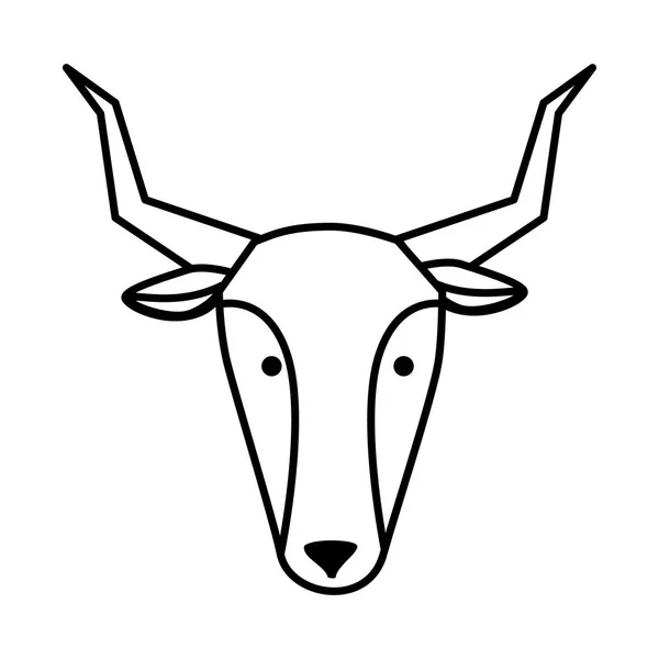 Африканская антилопа — стоковый вектор