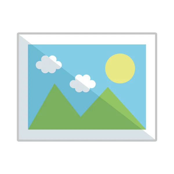 Picture file format icon — Stock Vector