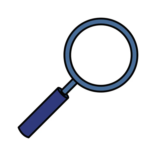 Keresés nagyítóüveg ikonra — Stock Vector
