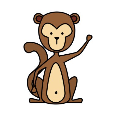 komik maymun vahşi karakter