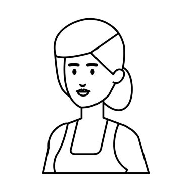 şık iş kadını avatar karakter