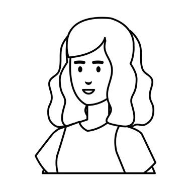 güzel ve genç kadın karakter