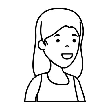 güzel ve genç kadın karakter