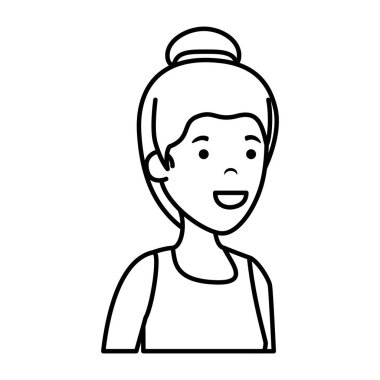 güzel ve genç kadın karakter