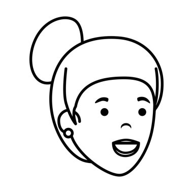 güzel ve genç kadın baş karakter