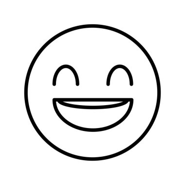 mutlu aptal yüz ifade simgesi