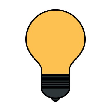 Ampul Işık izole simgesi