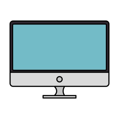 bilgisayar masaüstü izole simgesi