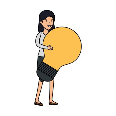 ampul karakter olan kadın