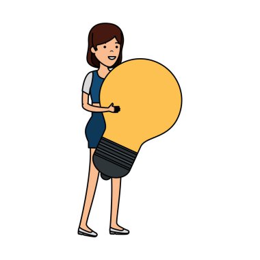 ampul karakter olan kadın