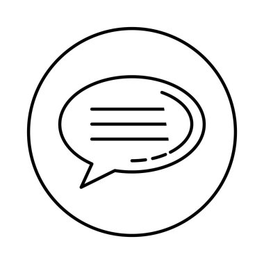 konuşma balonu ileti simgesi