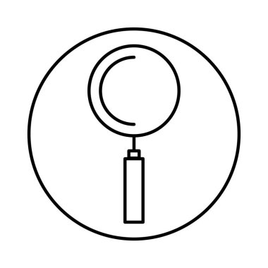 Arama büyüteç simgesini