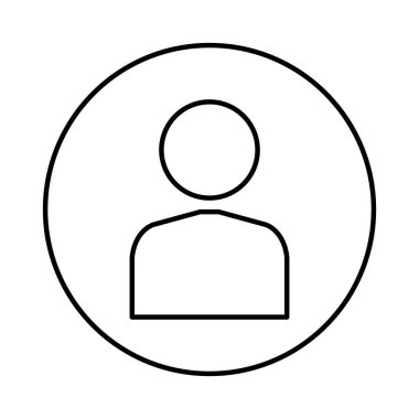 Kullanıcı avatar izole simgesi