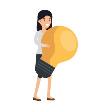 ampul karakter olan kadın