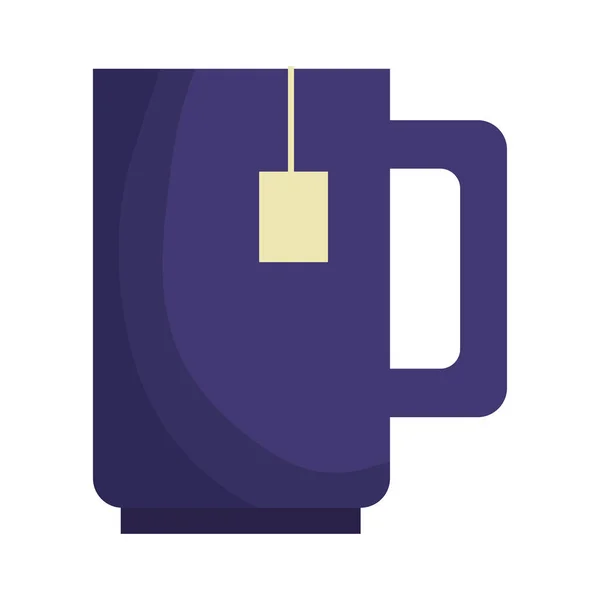 Coffee cup isolated icon — Stock Vector
