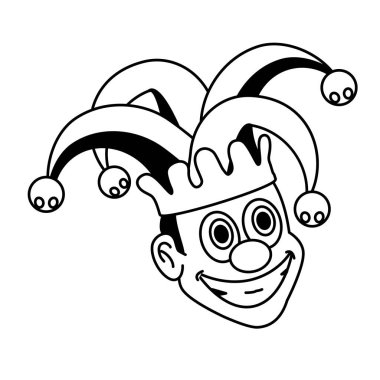 şakacı yüz şapka ile