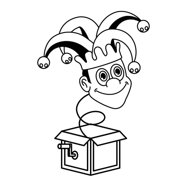 Jack dans la boîte — Image vectorielle