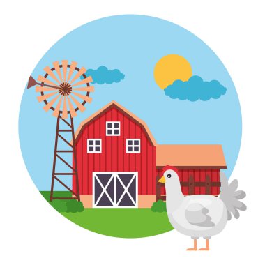 hayvan ahır çiftlik taze