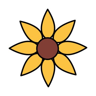 sarı çiçek süslemesi