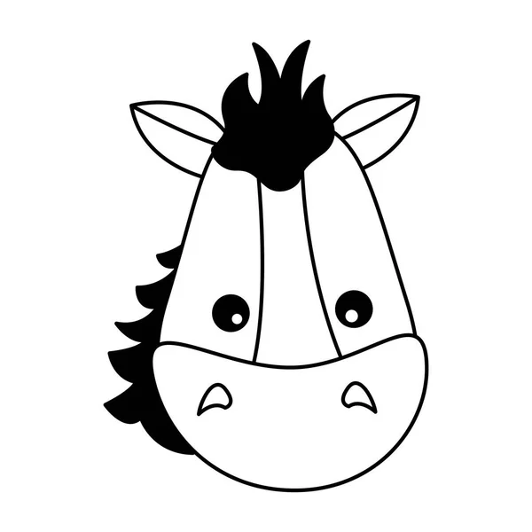 Ló arca állat — Stock Vector
