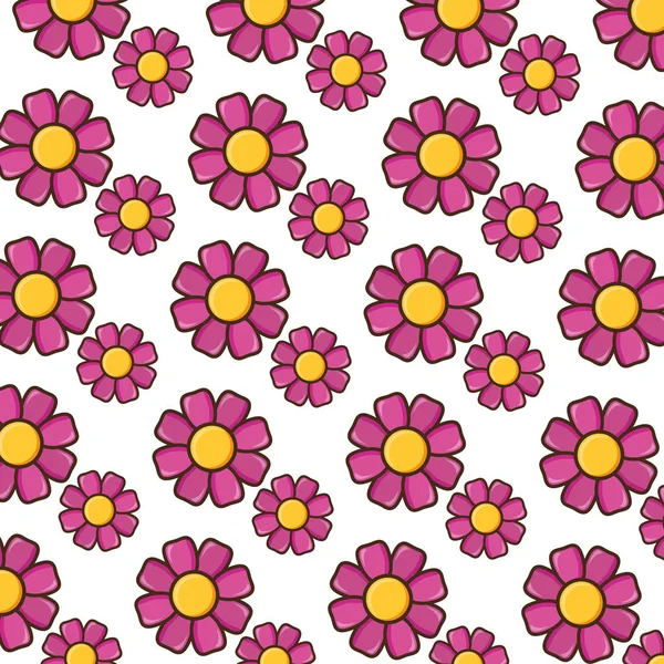 Fond fleur rose — Image vectorielle