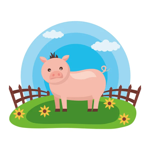 Animal farm fresh — Stock Vector