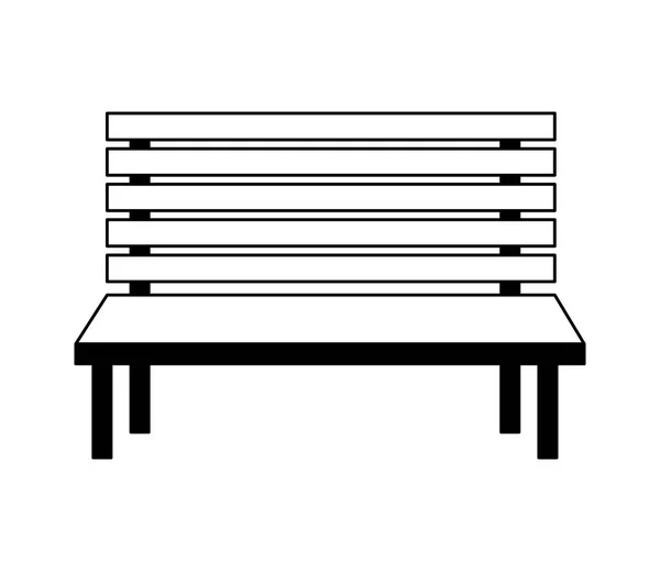 Sitzmöbel aus Holz — Stockvektor