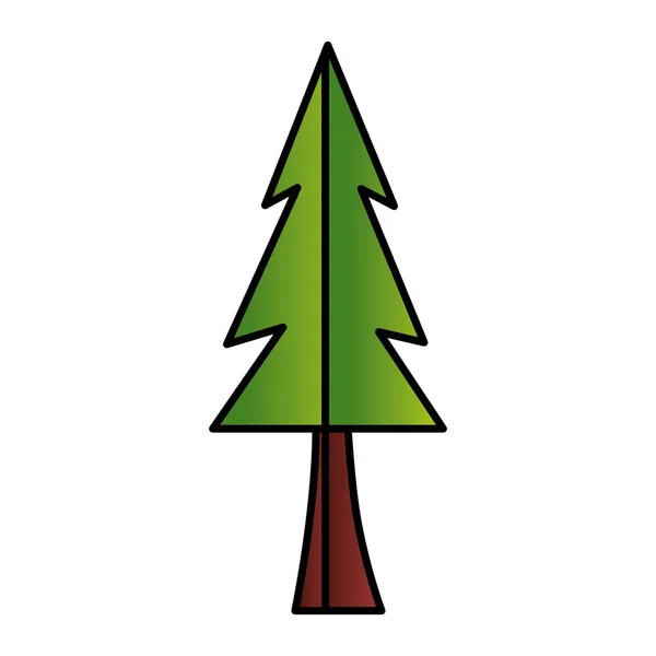 Bosque arbóreo naturaleza — Vector de stock