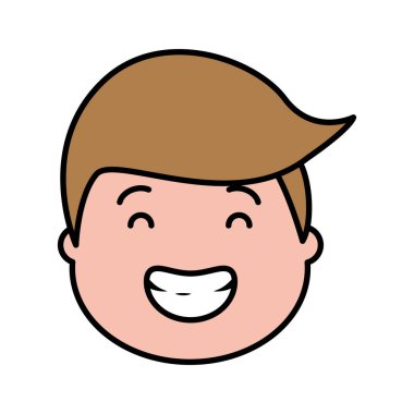 Adamın yüzü gülüyor