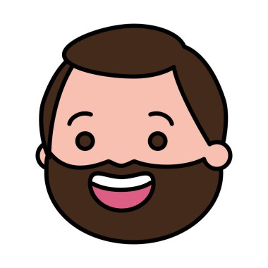 Adamın yüzü gülüyor