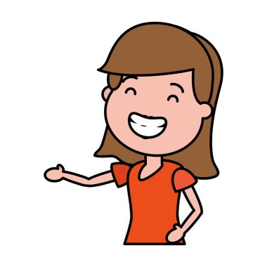 kadın karikatür portresi