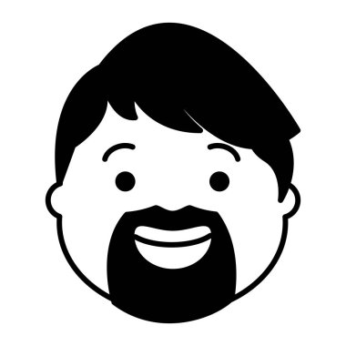 Adamın yüzü gülüyor