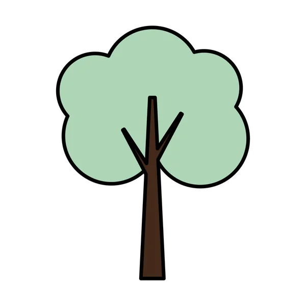 Hutan alam pohon - Stok Vektor