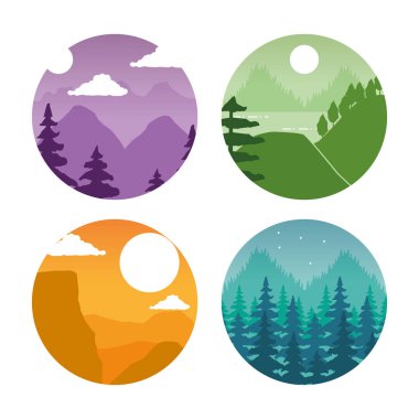 Yolculuk tutkusu peyzaj tasarımı