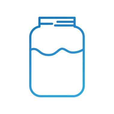 Cam Kavanoz şişesi sıvı taze tatlı