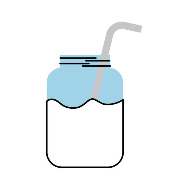 Cam Kavanoz doğal sağlıklı içecek güler yüzlü