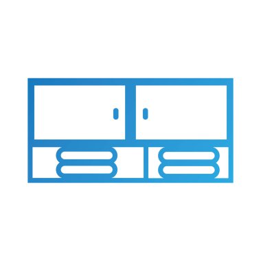 banyo modüler mobilya havlu temiz