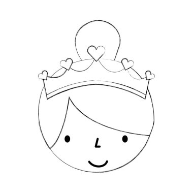 küçük kız tacı olan bale dans