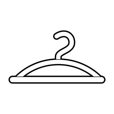 elbise askısı kanca moda boş simgesi
