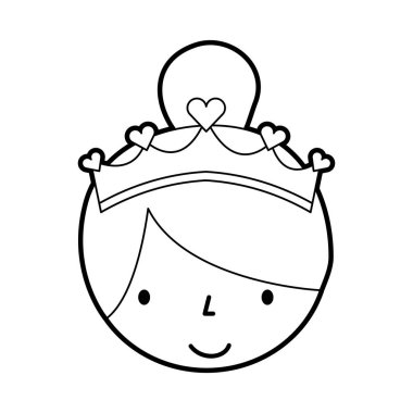 küçük kız tacı olan bale dans