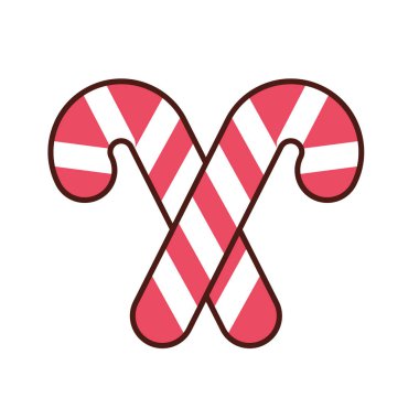 Noel iki şeker kamışı nane tatlı