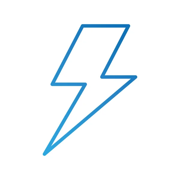 Elektrisk blixt med skuggeffekter — Stock vektor