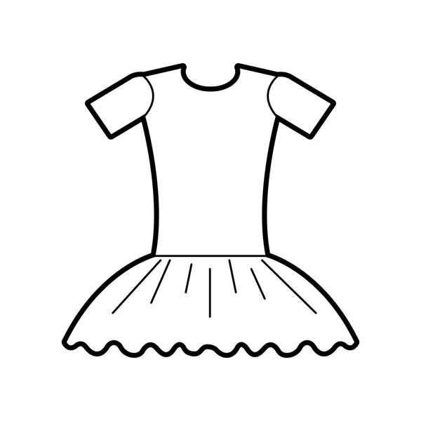芭蕾礼服芭蕾服装优雅的服装 — 图库矢量图片