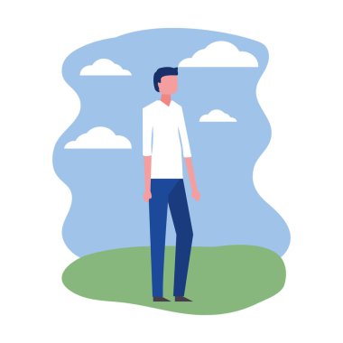 genç adam avatar karakter