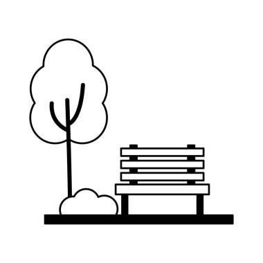 manzara tezgah ağaç parkı doğa