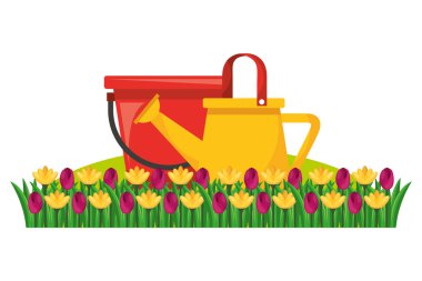 Bahçe su can ve kova