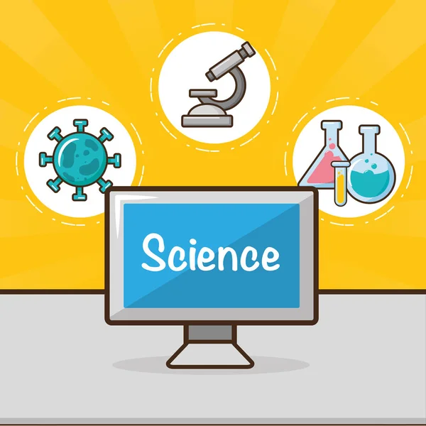 Ciência ferramenta de laboratório —  Vetores de Stock