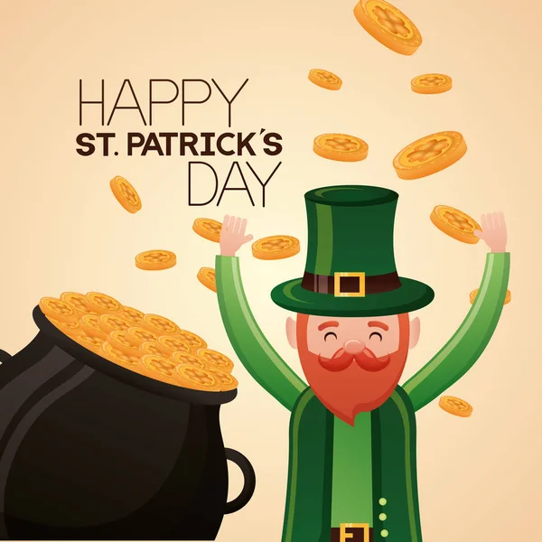 Glad St Patricks dag — Stock vektor