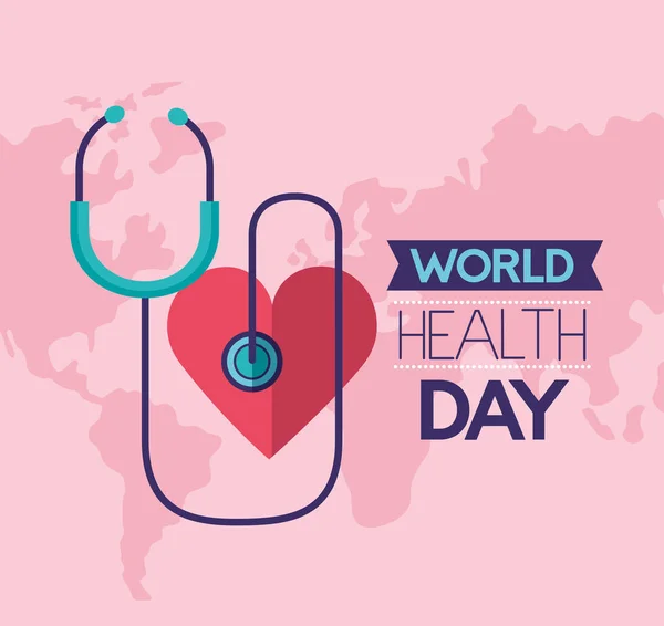 Día Mundial de la Salud — Vector de stock